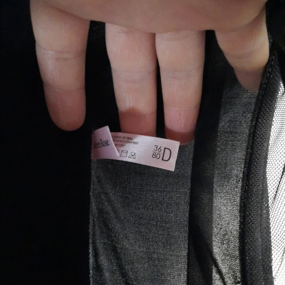 Indigo Purple Floral Mesh Bustier - Picture 5 of 5